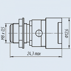Изображение Вилки приборно-кабельные прямые СР-75-285ФВ Фото Вилки приборно-кабельные прямые СР-75-285ФВ