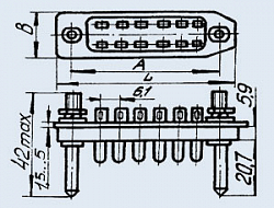 Фото РП14-10-Л вилка