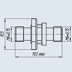 Фото Переход Г-Г (гнездо-гнездо) СР-50-728ФВ