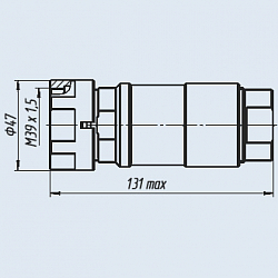 Фото Вилки кабельные прямые СР-75-201ФВ