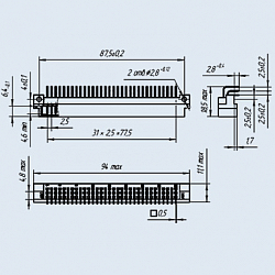 Фото Соединители СНП59-96/95х11Р-20-2-В