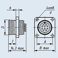 МР1-19-1-В вилка