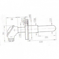 Изображение Термоэлектрический преобразователь ТПР-0475 Фото Термоэлектрический преобразователь ТПР-0475