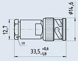 Изображение Вилки кабельные прямые СРТ-75-425Ф Фото Вилки кабельные прямые СРТ-75-425Ф