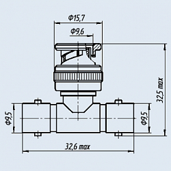 Фото Переход Г-Г-Ш (гнездо-гнездо-штырь) СР-50-95ФВ