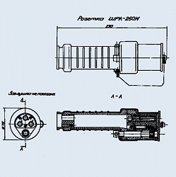 Фото ШРА-250М розетка