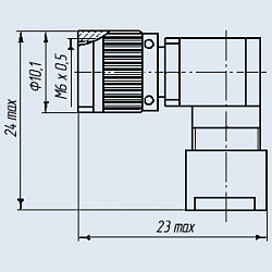 Фото Розетки кабельные угловые СР-50-287ФВ