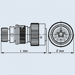 Фото Соединители СНЦ22-М-4/10В-13-В
