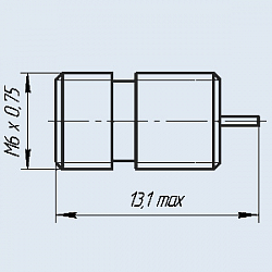 Фото Переход коаксиально-полосковый СРГ-50-751ФВ 