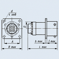 Фото Соединители СНЦ233-19/24В2О11