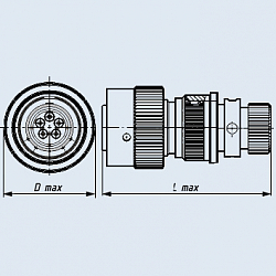 Фото Соединители СНЦ23-43/36Р-13-а-В