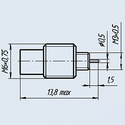 Фото Переход коаксиально-полосковый СРГ-50-717ФВ