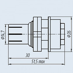 Фото Вилки кабельные прямые СР-50-818ФВ