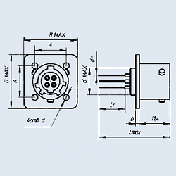 Фото Соединители СНЦ127-10/14ВП217-1-В
