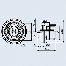 Фото Соединители СНЦ127-19/18ВП219-1-В