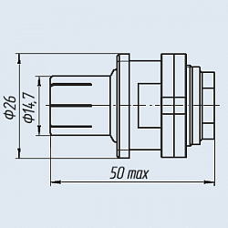 Фото Вилки кабельные прямые СР-75-614ФВ