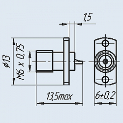 Фото Розетки приборные прямые СР-50-727ФВ