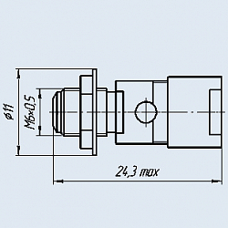 Фото Вилки приборно-кабельные прямые СР-50-281ФВ