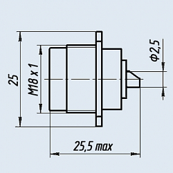 Фото Розетки приборные прямые СР-75-166ФМВ