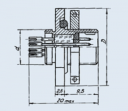 Фото Соединители СНЦ14-102/27В-1-д-В