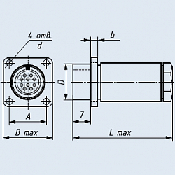 Фото РС19БТВ вилка с кожухом