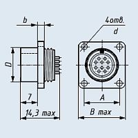 МР1-19-3-В вилка