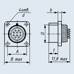Фото РС19БТВ розетка
