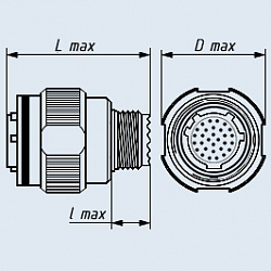 Фото Соединители СНЦ144-100/23РО11-NWК
