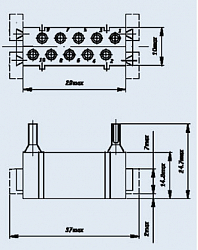 Фото Соединители РПН23-5Г-В