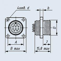 Фото РСГ32-Э вилка