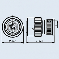 Фото Соединители СНЦ23-45/39Р-11-В