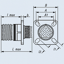 Фото Соединители СНЦ144-3/9ВО11-NFП