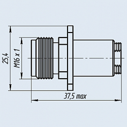 Фото Розетки приборно-кабельные прямые СР-50-425ФВ