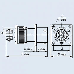 Фото Соединители СНЦ22-10/14В-2-В