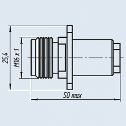 Фото Розетки приборно-кабельные прямые СР-50-431ФВ 
