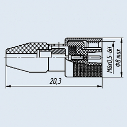 Фото Вилки кабельные прямые СР-50-109ФВ