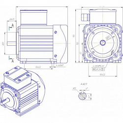 Фото Электродвигатель асинхронный ДАК-63