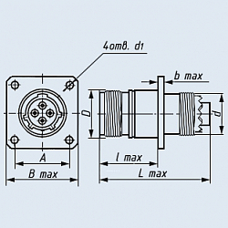 Фото Соединители СНЦ232-61/36В2О11-а