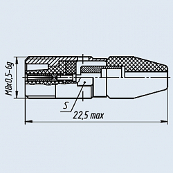 Фото Розетки приборно-кабельные прямые СР-75-105ФВ