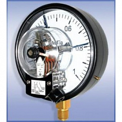 Изображение Манометр ДМ Сг 05 сигнализирующие с электроконтактной приставкой Фото Манометр ДМ Сг 05 сигнализирующие с электроконтактной приставкой