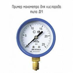 Изображение Манометр ДМ 05100-01-О2 Фото Манометр ДМ 05100-01-О2