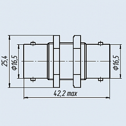 Фото Переход Г-Г (гнездо-гнездо) СР-75-50ФВ