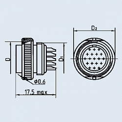 Фото Соединители РРС3-50В-0-10-В