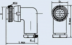 Фото Соединители РРС3-50В-9-10-В