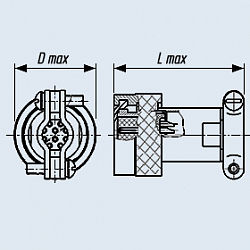 Фото Соединители СН6П-1-4/10Р12-1-В