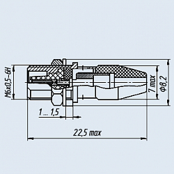 Фото Розетки приборно-кабельные прямые СР-50-101ФВ