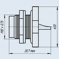 Фото Вилки приборные прямые СРГ-50-731ФВ