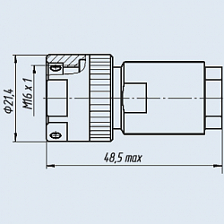 Изображение Вилки кабельные прямые СР-50-449ФВ Фото Вилки кабельные прямые СР-50-449ФВ