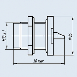 Фото Розетки приборные прямые СРГ-50-312ФВ