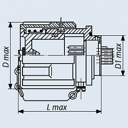 Фото Соединители РБН1-4-5Ш1-В